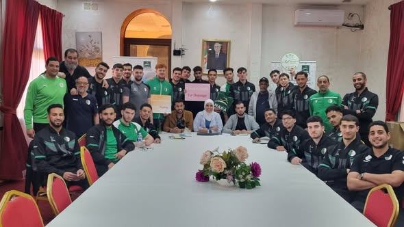  حصة تربوية و تحسيسية لفائدة رياضيي و إطارات المنتخب الوطني لكرة اليد لأقل من 21 سنة ذكور 23 أفريل 2025