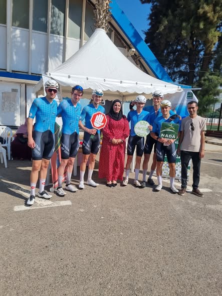 فضاء توعي تحسيسي ضد المنشطات لتغطية المرحلة الثالثة و الأخيرة من الجائزة الكبرى للدراجات للجزائر العاصمة في زرلدا18 أكتوبر 2025