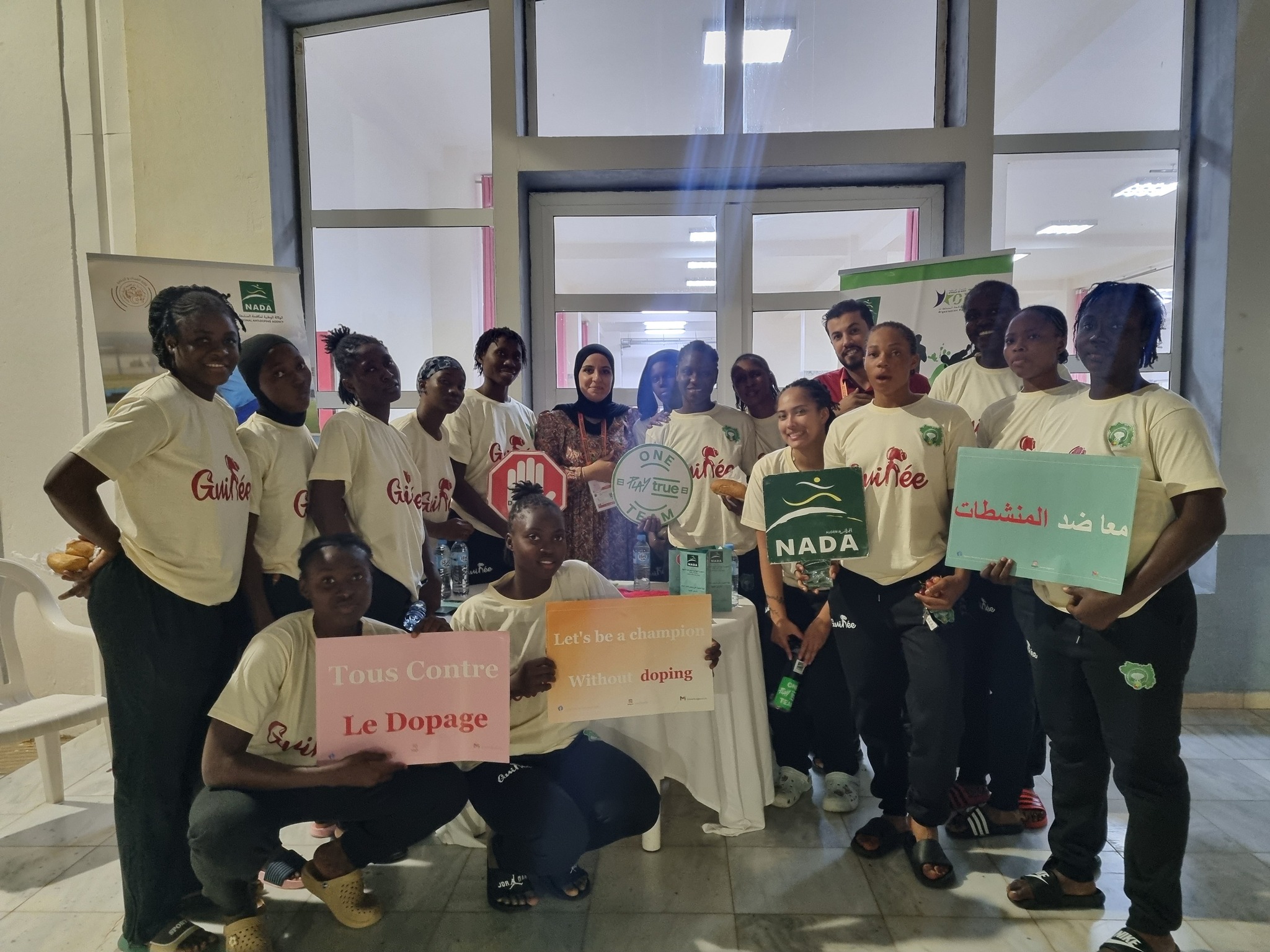 Stands de sensibilisation au championnat africain femme U19 qui s'est tenue à oran de 06 au 13 septembre2025 