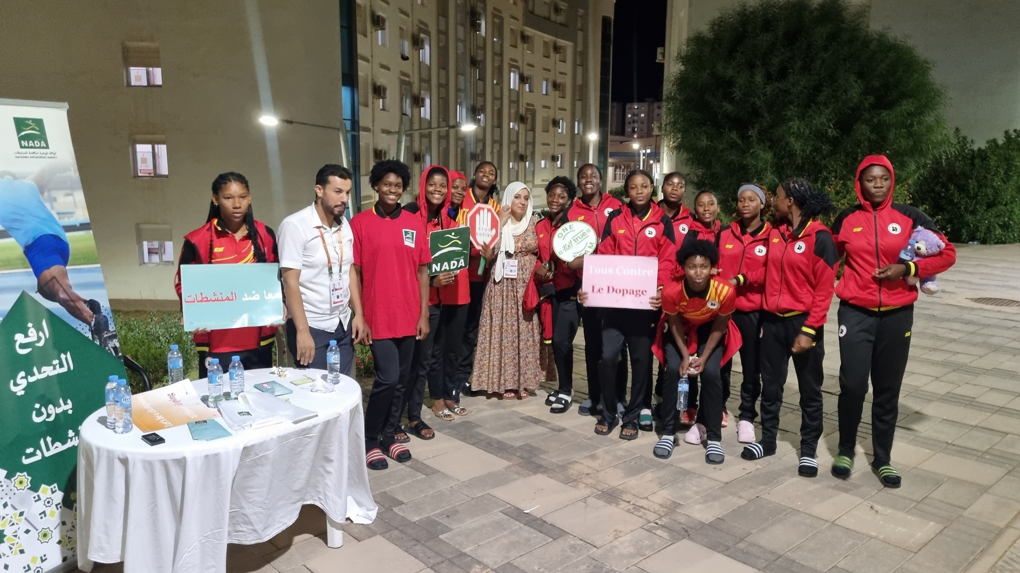 Stands de sensibilisation championnat africain féminin U17 , à Oran de 14 au 22 septembre2025 